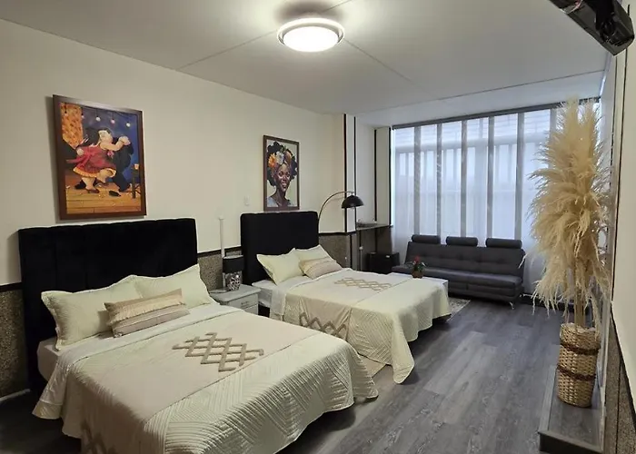 Espaciosa Moderna Y Silenciosa Habitacion